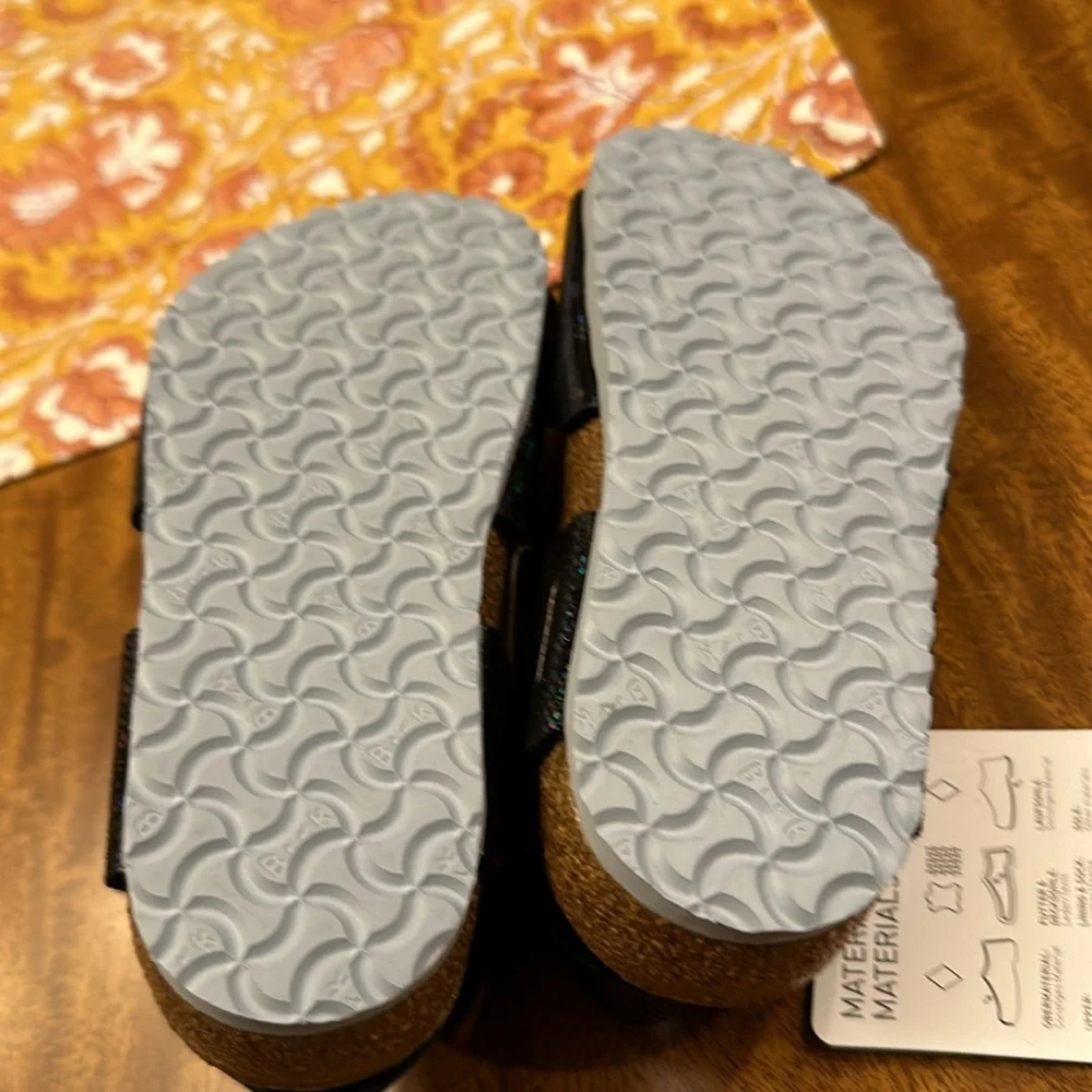 BIRKENSTOCK kids  Colorado Microfibre Hologram Black Blue Sandal
